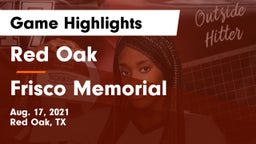 Red Oak  vs Frisco Memorial  Game Highlights - Aug. 17, 2021