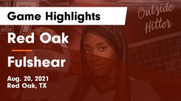 Red Oak  vs Fulshear  Game Highlights - Aug. 20, 2021