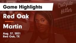 Red Oak  vs Martin  Game Highlights - Aug. 27, 2021