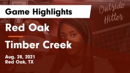 Red Oak  vs Timber Creek  Game Highlights - Aug. 28, 2021