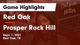 Red Oak  vs Prosper Rock Hill Game Highlights - Sept. 7, 2021