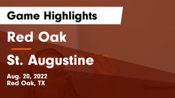 Red Oak  vs St. Augustine Game Highlights - Aug. 20, 2022