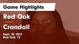 Red Oak  vs Crandall  Game Highlights - Sept. 20, 2022
