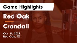 Red Oak  vs Crandall Game Highlights - Oct. 14, 2022
