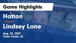 Hatton  vs Lindsey Lane Game Highlights - Aug. 22, 2022