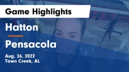 Hatton  vs Pensacola Game Highlights - Aug. 26, 2022