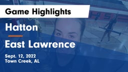 Hatton  vs East Lawrence  Game Highlights - Sept. 12, 2022