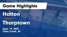Hatton  vs Tharptown Game Highlights - Sept. 19, 2022