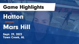 Hatton  vs Mars Hill Game Highlights - Sept. 29, 2022