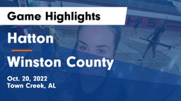 Hatton  vs Winston County Game Highlights - Oct. 20, 2022