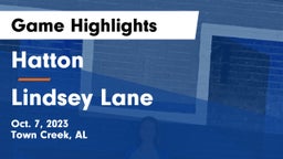 Hatton  vs Lindsey Lane Game Highlights - Oct. 7, 2023