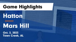 Hatton  vs Mars Hill Game Highlights - Oct. 2, 2023