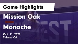 Mission Oak  vs Monache  Game Highlights - Oct. 11, 2021