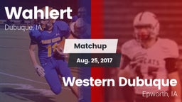 Matchup: Wahlert  vs. Western Dubuque  2017