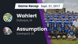 Recap: Wahlert  vs. Assumption  2017