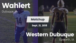 Matchup: Wahlert  vs. Western Dubuque  2018