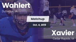 Matchup: Wahlert  vs. Xavier  2019