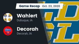 Recap: Wahlert  vs. Decorah  2020