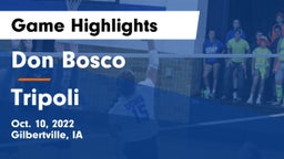 Don Bosco  vs Tripoli  Game Highlights - Oct. 10, 2022