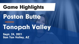 Poston Butte  vs Tonopah Valley Game Highlights - Sept. 24, 2021