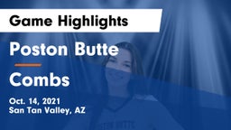 Poston Butte  vs Combs  Game Highlights - Oct. 14, 2021