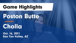 Poston Butte  vs Cholla Game Highlights - Oct. 16, 2021