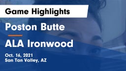 Poston Butte  vs ALA Ironwood Game Highlights - Oct. 16, 2021