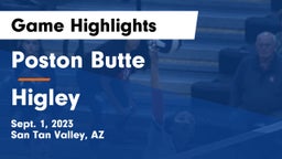 Poston Butte  vs Higley  Game Highlights - Sept. 1, 2023