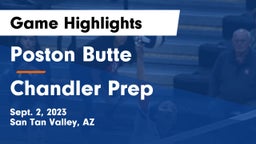 Poston Butte  vs Chandler Prep  Game Highlights - Sept. 2, 2023