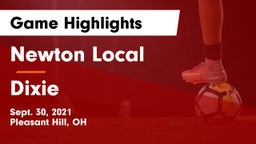 Newton Local  vs Dixie  Game Highlights - Sept. 30, 2021