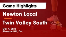 Newton Local  vs Twin Valley South  Game Highlights - Oct. 4, 2022