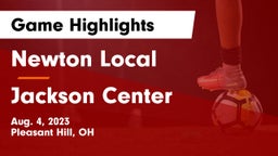 Newton Local  vs Jackson Center Game Highlights - Aug. 4, 2023