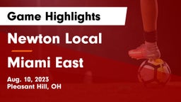 Newton Local  vs Miami East  Game Highlights - Aug. 10, 2023