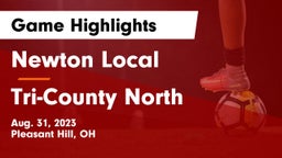 Newton Local  vs Tri-County North  Game Highlights - Aug. 31, 2023