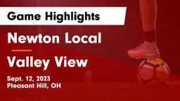 Newton Local  vs Valley View  Game Highlights - Sept. 12, 2023