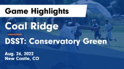Coal Ridge  vs DSST: Conservatory Green  Game Highlights - Aug. 26, 2022