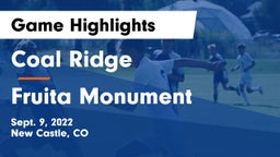 Coal Ridge  vs Fruita Monument  Game Highlights - Sept. 9, 2022
