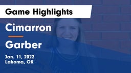 Cimarron  vs Garber  Game Highlights - Jan. 11, 2022