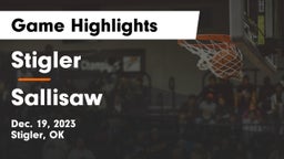 Stigler  vs Sallisaw  Game Highlights - Dec. 19, 2023