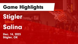 Stigler  vs Salina  Game Highlights - Dec. 14, 2023