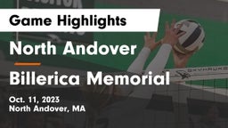 North Andover  vs Billerica Memorial  Game Highlights - Oct. 11, 2023