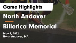 North Andover  vs Billerica Memorial  Game Highlights - May 2, 2022