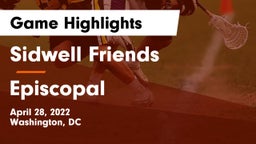 Sidwell Friends  vs Episcopal Game Highlights - April 28, 2022