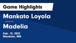 Mankato Loyola  vs Madelia  Game Highlights - Feb. 15, 2022