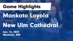Mankato Loyola  vs New Ulm Cathedral  Game Highlights - Jan. 16, 2024