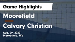 Moorefield  vs Calvary Christian Game Highlights - Aug. 29, 2022