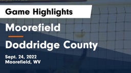 Moorefield  vs Doddridge County  Game Highlights - Sept. 24, 2022