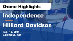 Independence  vs Hilliard Davidson  Game Highlights - Feb. 13, 2024