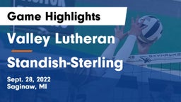 Valley Lutheran  vs Standish-Sterling  Game Highlights - Sept. 28, 2022