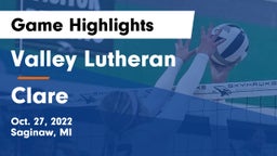 Valley Lutheran  vs Clare  Game Highlights - Oct. 27, 2022